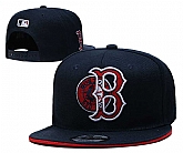 Boston Red Sox Team Logo Adjustable Hat YD (8)